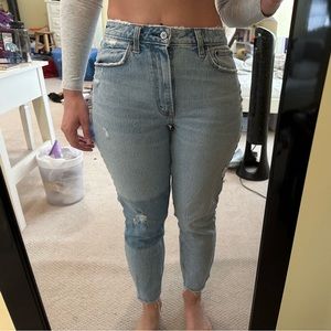 Abercrombie and Fitch Curve Love High Rise Mom Jean